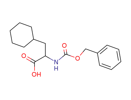 Molecular Structure of 119860-59-2 (N-(Benzyloxycarbonyl)-2(S)-amino-3-cyclohexylpropionic acid)