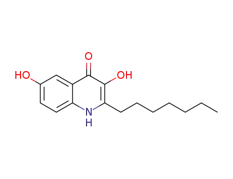 6-hydroxy-2-heptyl-3-hydroxyquinolin-4-(1H)-one