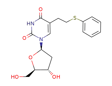 2'-deoxy-5-(2-phenylthioethyl)uridine