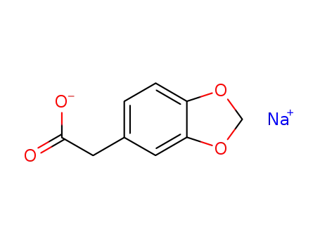 Natrium-Salz der Benzo[1,3]dioxol-5-yl-essigsaeure