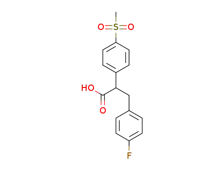 3-(4-fluorophenyl)-2-(4-methanesulfonylphenyl)propionic acid