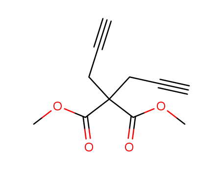 Molecular Structure of 63104-44-9 (2,2-di-(prop-2-ynyl)-malonic acid dimethyl ester)