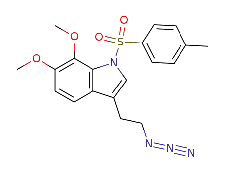 1H-Indole, 3-(2-azidoethyl)-6,7-dimethoxy-1-[(4-methylphenyl)sulfonyl]-
