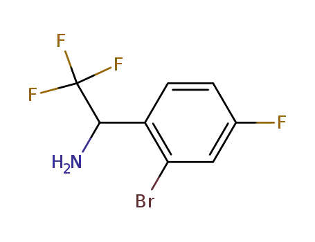 벤젠메탄아민, 2-브로모-4-플루오로-.알파.-(트리플루오로메틸)-