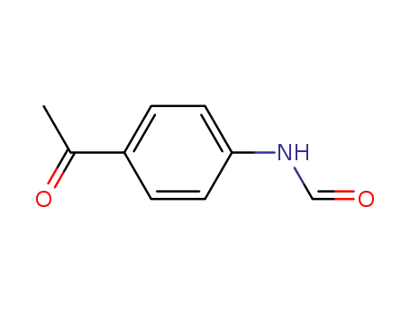 Molecular Structure of 41656-75-1 (Formamide, N-(4-acetylphenyl)- (9CI))