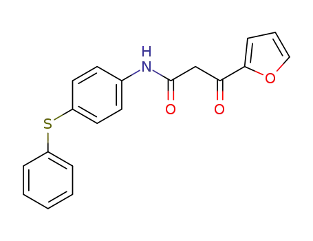 3-[2]furyl-3-oxo-propionic acid-(4-phenylsulfanyl-anilide)