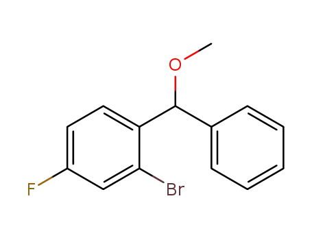 2-bromo-4-fluoro-1-(methoxy-phenyl-methyl)-benzene