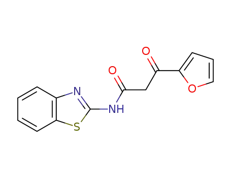 3-[2]furyl-3-oxo-propionic acid benzothiazol-2-ylamide