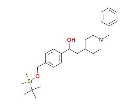2-(1-Benzyl-piperidin-4-yl)-1-[4-(tert-butyl-dimethyl-silanyloxymethyl)-phenyl]-ethanol