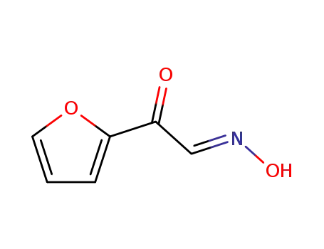 Molecular Structure of 67867-33-8 ((E)-2-(furan-2-yl)-2-oxoacetaldehyde oxime)
