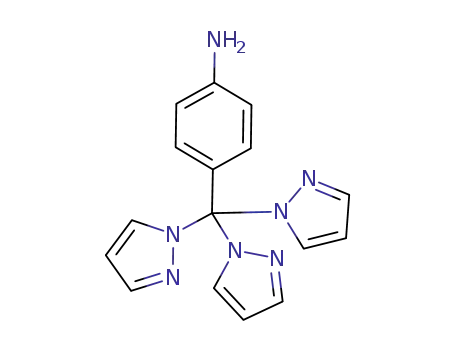 Molecular Structure of 1000389-71-8 (1-amino-4-(tris(pyrazol-1-yl)methyl)benzene)
