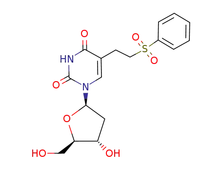 2'-deoxy-5-(2-phenylsulphonylethyl)uridine