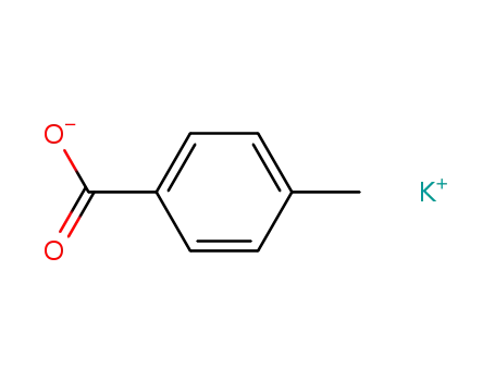 Molecular Structure of 16518-25-5 (Potassium p-toluate)