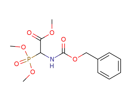 Molecular Structure of 88568-95-0 ((+/-)-BENZYLOXYCARBONYL-ALPHA-PHOSPHONOGLYCINE TRIMETHYL ESTER)