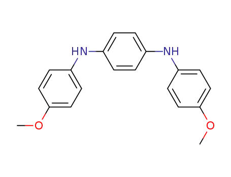 Molecular Structure of 24413-67-0 (1,4-Benzenediamine,N1,N4-bis(4-methoxyphenyl)-)