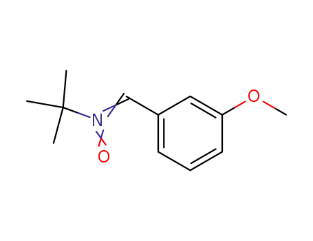 Molecular Structure of 115995-22-7 (N-tert-butyl-α-(3-methoxyphenyl)nitrone)
