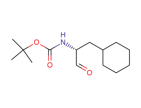 Carbamic acid, [(1R)-2-cyclohexyl-1-formylethyl]-, 1,1-dimethylethyl
ester