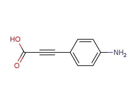 Molecular Structure of 35283-05-7 ((4-amino-phenyl)-propiolic acid)