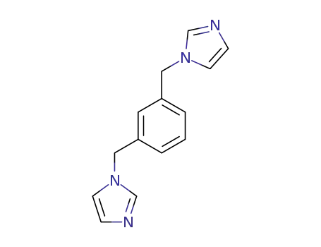 Molecular Structure of 69506-92-9 (1,3-bis(imidazol-1-ylmethyl)benzene)