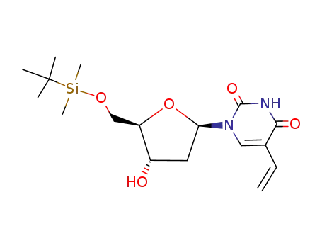 5-vinyl-5'-O-t-butyldimethylsilyl-2'-deoxyuridine