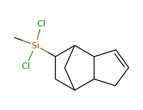 Molecular Structure of 38109-79-4 (Silane,
dichloro(3a,4,5,6,7,7a-hexahydro-4,7-methano-1H-inden-5-yl)methyl-)