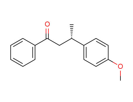 (S)-(+)-3-p-methoxyphenyl-1-phenylbutan-1-one