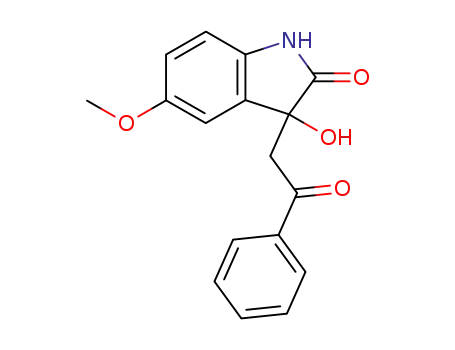 3-hydroxy-5-methoxy-3-(2-oxo-2-phenylethyl)indolin-2-one