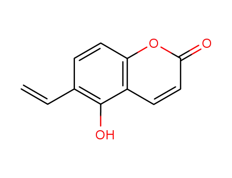 2H-1-Benzopyran-2-one, 6-ethenyl-5-hydroxy-