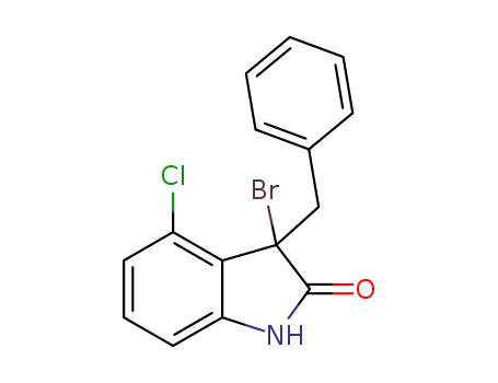 3-benzyl-3-bromo-4-chloroindoline-2-one