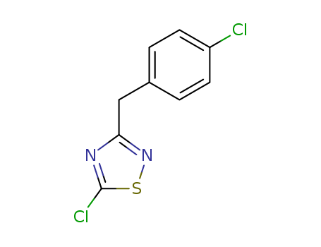 5-Chloro-3-[(4-chlorophenyl)methyl]-1,2,4-thiadiazole