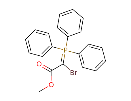 Acetic acid, bromo(triphenylphosphoranylidene)-, methyl ester