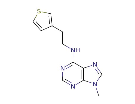 (9-Methyl-9H-purin-6-yl)-(2-thiophen-3-yl-ethyl)-amine
