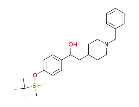 4-Piperidineethanol,
a-[4-[[(1,1-dimethylethyl)dimethylsilyl]oxy]phenyl]-1-(phenylmethyl)-