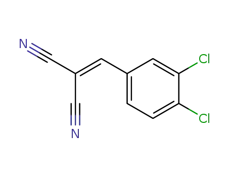 Molecular Structure of 3138-23-6 ((3,4-dichlorobenzylidene)propanedinitrile)