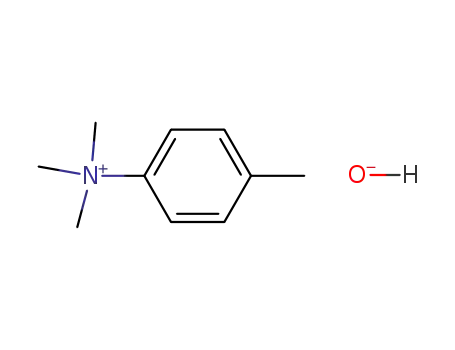 Molecular Structure of 70789-29-6 (tri-<i>N</i>-methyl-<i>p</i>-toluidinium; trimethyl-p-tolyl-ammonium hydroxide)