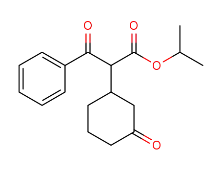 iso-propyl 3-oxo-2-(3-oxocyclohexyl)-3-phenylpropanoate