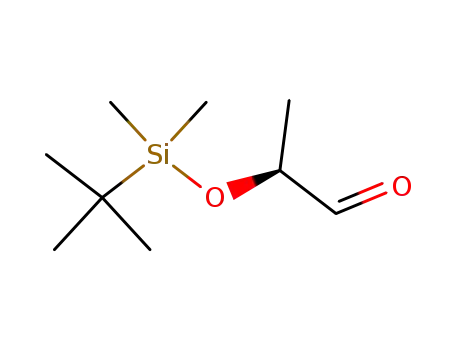 Molecular Structure of 87727-28-4 ((S)-2-(TERT-BUTYL-DIMETHYL-SILANYLOXY)-PROPIONALDEHYDE)