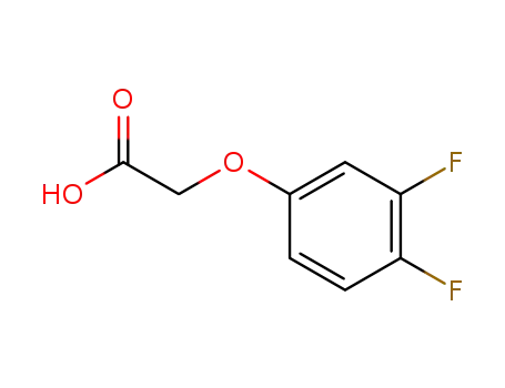 Molecular Structure of 370-58-1 ((3,4-DIFLUOROPHENOXY)ACETIC ACID)