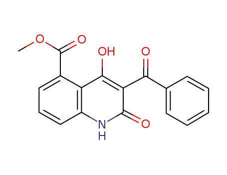 Methyl 3-benzoyl-4-hydroxy-2-quinolone-5-carboxylate