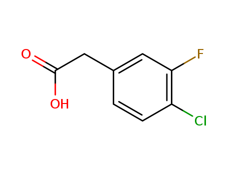 3-Chloro-3-fluorphenylacetic acid