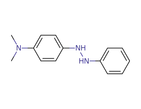 Molecular Structure of 63042-07-9 (N,N-dimethyl-4-(2-phenylhydrazinyl)aniline)