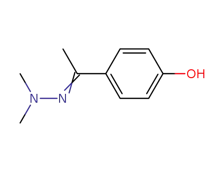 Molecular Structure of 5757-91-5 (4-Hydroxyacetophenone N,N-dimethylhydrazone)