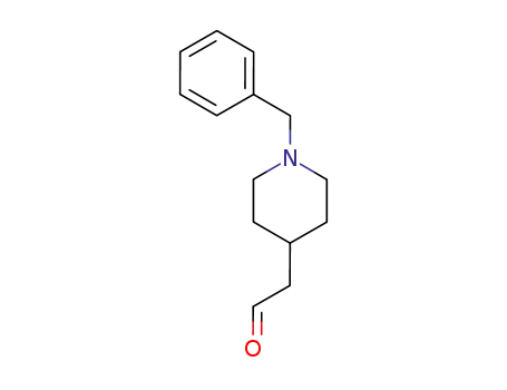 Molecular Structure of 120014-32-6 (4-Piperidineacetaldehyde, 1-(phenylmethyl)-)