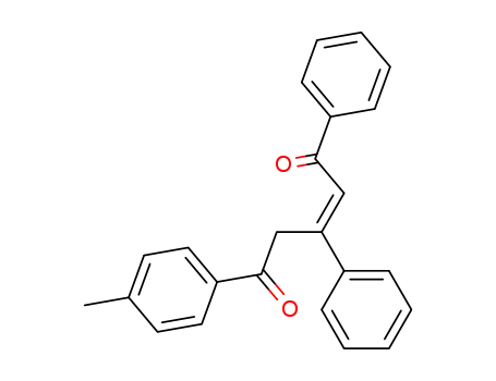 Molecular Structure of 102096-74-2 (1,3-diphenyl-5-<i>p</i>-tolyl-pent-2-ene-1,5-dione)