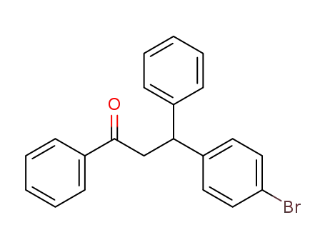 Molecular Structure of 5472-01-5 (3-(4-bromophenyl)-1,3-diphenylpropan-1-one)