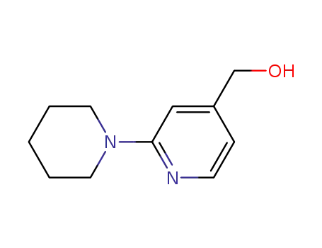 Molecular Structure of 888070-04-0 ((2-Piperidinopyrid-4-yl)methanol)