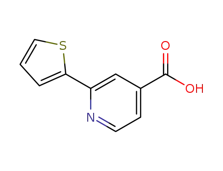 Molecular Structure of 893723-57-4 (2-(5-Acetylthiophen-2-yl)-isonicotinic acid)
