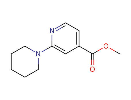4-Pyridinecarboxylicacid, 2-(1-piperidinyl)-, methyl ester