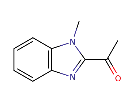 Molecular Structure of 942-25-6 (Ethanone, 1-(1-methyl-1H-benzimidazol-2-yl)- (9CI))