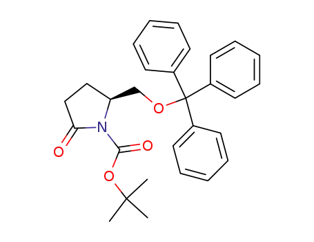 1-Pyrrolidinecarboxylic acid, 2-oxo-5-[(triphenylmethoxy)methyl]-,
1,1-dimethylethyl ester, (5S)-